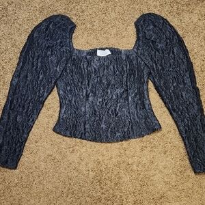 & Other Stories | Black Textured Top | 4